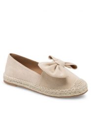 DeeZee Espadryle KL601-69 Beżowy. Brązowe espadryle damskie DeeZee, bez wzorów, z materiału, bez obcasa, bez zapięcia. Za 99.99 zł.