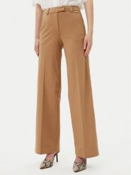Silvian Heach Spodnie materiałowe Liovica GPP25421PA Beżowy Wide Leg. Brązowe spodnie materiałowe damskie Silvian Heach, bez wzorów, z bawełny. Za 199.99 zł.
