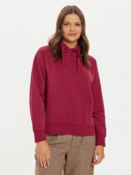 Pepe Jeans Bluza Felicity PL581462 Czerwony Regular Fit. Czerwone bluzy damskie Pepe Jeans, xs, bez wzorów, z bawełny, bez kaptura. Za 259.99 zł.