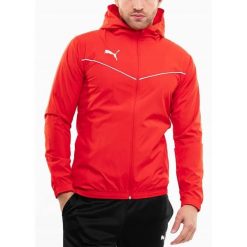 Puma teamRISE All Weather kurtka. Białe kurtki sportowe męskie Puma, l, bez wzorów, z materiału, do piłki nożnej. Za 164.39 zł.