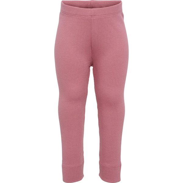 Legginsy dla dziewczynki Hummel Rene. Czerwone legginsy dla dziewczynek Hummel, bez wzorów, z bawełny. Za 123.50 zł.