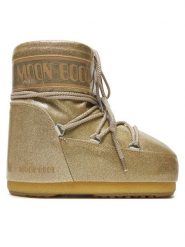 Moon Boot Śniegowce Icon Low Glitter 80D1409440 Złoty. Żółte śniegowce i trapery męskie Moon Boot, ze skóry, bez zapięcia. Za 875.00 zł.