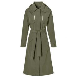 Damska kurtka wodoodporna Basil MosseTrench-Coat. Czarne kurtki damskie BASIL, s, bez wzorów, z materiału, bez kaptura. Za 661.45 zł.