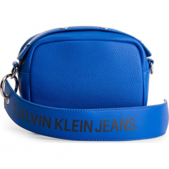 Torebka CALVIN KLEIN JEANS - Logo Banner Camera Bag K40K400807 455. Niebieskie torebki do ręki damskie Calvin Klein Jeans, z jeansu. Za 299.00 zł.
