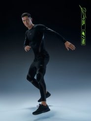 4F Legginsy treningowe kompresyjne męskie 4F x Robert Lewandowski M. Czarne legginsy sportowe męskie 4f, l, bez wzorów, na fitness i siłownię. W wyprzedaży za 169.99 zł.