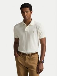 Polo Ralph Lauren Polo 710680784372 Écru Custom Slim Fit. Koszulki polo męskie Polo Ralph Lauren, m, bez wzorów, z bawełny, bez ramiączek. Za 599.99 zł.