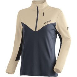Damska koszulka termoaktywna Maier Sports Evii. Czarne koszulki sportowe damskie Maier Sports, bez wzorów, z materiału, bez kołnierzyka, bez ramiączek. Za 385.50 zł.
