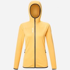 Bluza damska termiczna MILLET W Lokka Hoodie Iii granatowy. Żółte bluzy damskie Millet, na lato, s, bez wzorów, z dzianiny, z kapturem. Za 479.00 zł.