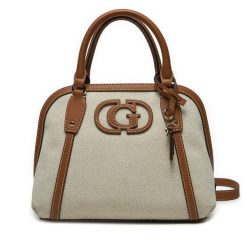 Torebka Guess. Brązowe torebki do ręki damskie Guess, z aplikacjami, bez dodatków. Za 639.99 zł.