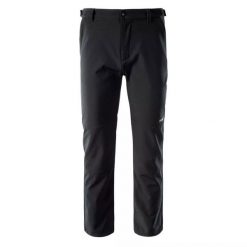 Spodnie męskie Softshell Hi-Tec Celio - czarne, Rozmiar XXL. Czarne spodnie materiałowe męskie Hi-tec, m, bez wzorów, z elastanu. Za 114.99 zł.