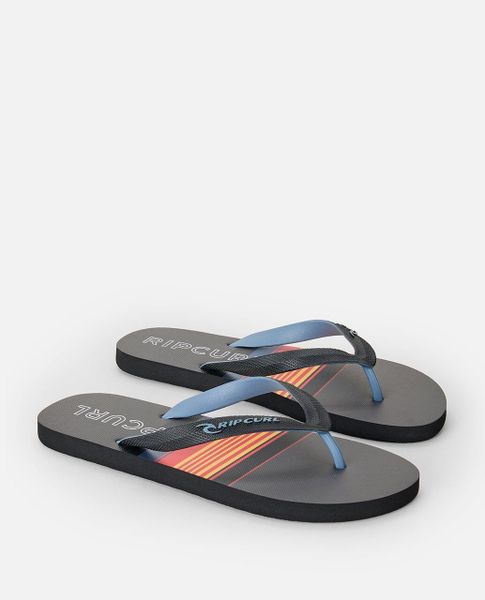 Japonki męskie Rip Curl Daybreaker Bloom Open Toe. Czarne klapki męskie Rip Curl, z materiału, sportowe. Za 93.99 zł.