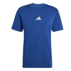 Koszulka męska adidas Essentials 3-Stripes Single Jersey. Niebieskie koszulki sportowe męskie Adidas, m, bez wzorów, z bawełny, bez kołnierzyka, bez ramiączek. Za 105.99 zł.