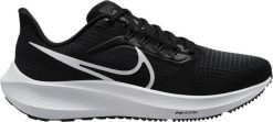 Obuwie do Biegania dla Dorosłych Nike Air Zoom Pegasus 39 Czarny. Czarne obuwie sportowe damskie Nike, bez wzorów, z materiału, do biegania. Za 689.99 zł.