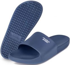 Klapki basenowe Aqua Speed Ohio. Niebieskie klapki męskie Aqua-Speed, z materiału, klasyczne. Za 62.99 zł.