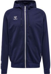 Bawełniana bluza z kapturem zapinana na zamek Hummel Move Grid. Niebieskie bluzy męskie Hummel, xl, bez wzorów, z bawełny, z kapturem, na fitness i siłownię. Za 265.05 zł.