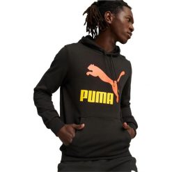 Bluza z kapturem męskie Puma Classics Logo Hoodie S Tr. Czarne bluzy męskie Puma, m, bez wzorów, z bawełny, z kapturem. Za 290.00 zł.