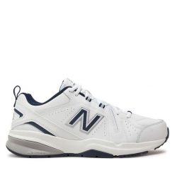Buty na siłownię New Balance. Białe buty sportowe męskie New Balance, bez zapięcia, na fitness i siłownię. Za 349.99 zł.