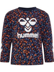 Koszulka z długim rękawem dla dziewczynki Hummel Confetti. Niebieskie t-shirty i topy dla dziewczynek Hummel, bez wzorów, z bawełny, bez ramiączek. Za 128.00 zł.
