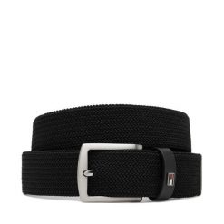 Pasek Męski Tommy Hilfiger. Czarne paski damskie Tommy Hilfiger, bez wzorów. Za 139.99 zł.