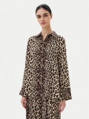 ViCOLO Koszula TD1430 Beżowy Regular Fit. Brązowe bluzki damskie ViCOLO, m, bez wzorów, z wiskozy, bez kołnierzyka, bez ramiączek. Za 289.99 zł.