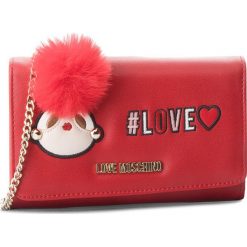 Duży Portfel Damski LOVE MOSCHINO - JC5537PP16LK0500 Rosso. Czerwone portfele damskie Love Moschino, ze skóry ekologicznej. W wyprzedaży za 369.00 zł.