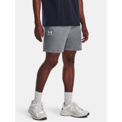 Spodenki męskie Under Armour Icon Fleece Pitch. Szare buty sportowe męskie Under Armour, m, bez wzorów, na fitness i siłownię. Za 199.99 zł.