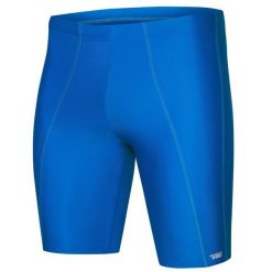Spodenki pływackie jammer męskie Aqua Speed Long. Niebieskie kąpielówki męskie Aqua-Speed, m, bez wzorów, do pływania. Za 79.90 zł.