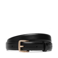 Pasek Damski Calvin Klein. Czarne paski damskie Calvin Klein, bez wzorów. Za 152.99 zł.
