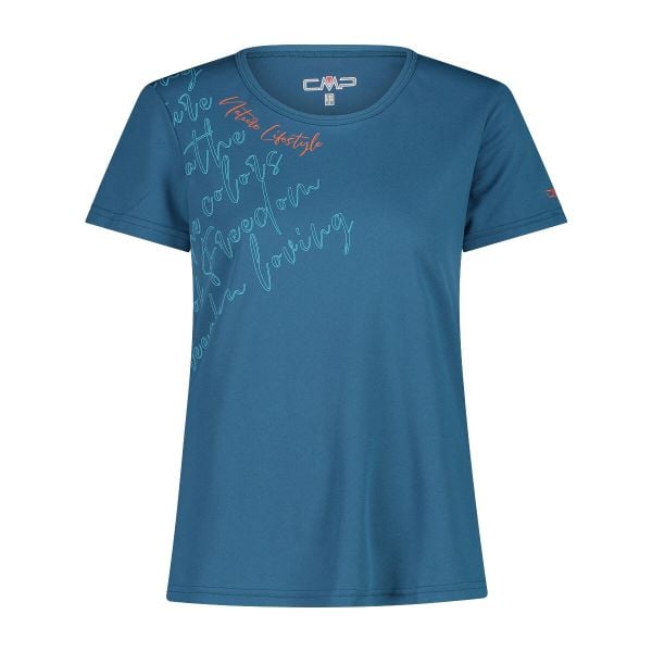 Koszulka damska CMP. Brązowe koszulki sportowe damskie CMP, s, bez wzorów, z poliesteru, bez kołnierzyka, bez ramiączek, na fitness i siłownię. Za 135.00 zł.
