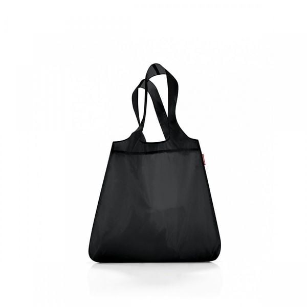 Siatka mini maxi shopper black. Czarne plecaki damskie Reisenthel, bez wzorów, eleganckie, na ramię, bez dodatków. Za 39.90 zł.