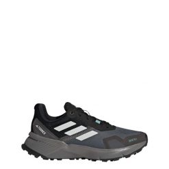 Buty Terrex Soulstride RAIN.RDY Trail Running. Czerwone buty sportowe męskie Adidas, bez wzorów, z materiału, do biegania. Za 439.00 zł.