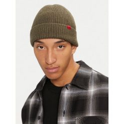 Czapka HUGO. Zielone czapki i kapelusze męskie Hugo, na zimę, bez wzorów. Za 299.99 zł.