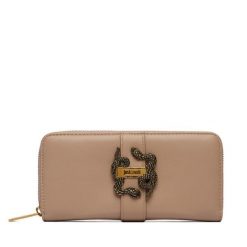 Portfel Just Cavalli. Brązowe portfele damskie Just Cavalli, bez wzorów. Za 429.99 zł.