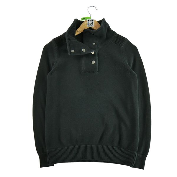 Damski czarny sweter. Czarne swetry damskie Ralph Lauren, s, bez wzorów, bez kołnierzyka, bez ramiączek, bez kaptura. Za 59.60 zł.