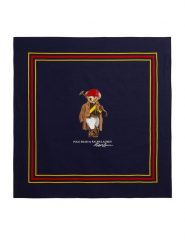 Polo Ralph Lauren Apaszka 449P11846001 Granatowy. Niebieskie rękawiczki męskie Polo Ralph Lauren, bez wzorów, z bawełny. Za 469.99 zł.