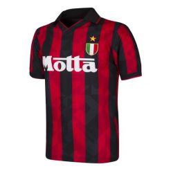 Retro koszulka piłkarska – Męska – AC Milan 1994 – Czarny - Czerwony. Czarne koszulki sportowe męskie COPA FOOTBALL, m, bez wzorów, bez kołnierzyka, bez ramiączek, do piłki nożnej. Za 295.90 zł.