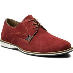Półbuty LASOCKI FOR MEN - MI08-C348-385-02 Czerwony. Czerwone półbuty na co dzień męskie Lasocki For Men, z materiału. Za 179.99 zł.