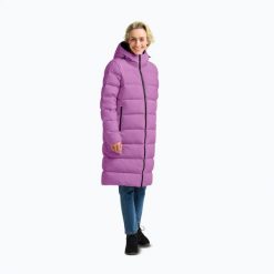 Płaszcz puchowy damski Jack Wolfskin Frozen Palace Coat. Czerwone płaszcze damskie Jack Wolfskin, na zimę, m, bez wzorów, z materiału, długie, bez kaptura. Za 1,439.00 zł.