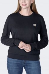 Bluza Carhartt French Terry Black. Czarne bluzy damskie Mitchell & Ness, bez wzorów, bez kaptura. Za 225.43 zł.