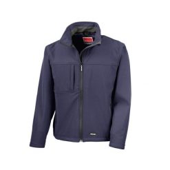 Męska Oddychająca Kurtka Typu Softshell. Niebieskie kurtki męskie RESULT, m, bez wzorów, z softshellu, sportowe, bez kaptura. Za 199.99 zł.