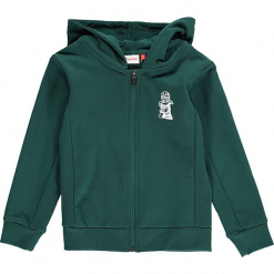 Bluza "Sebastian 714" w kolorze ciemnozielonym. Bluzy dla chłopców marki bonprix. W wyprzedaży za 92.95 zł.