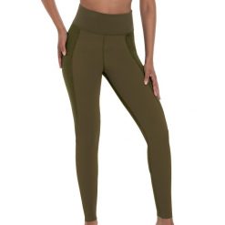 Legginsy sportowe Tights Compression. Zielone legginsy damskie ANITA ACTIVE, xl, bez wzorów, z elastanu. Za 405.00 zł.