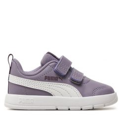 Sneakersy Puma. Fioletowe trampki i tenisówki chłopięce Puma, bez wzorów, bez zapięcia. Za 159.99 zł.