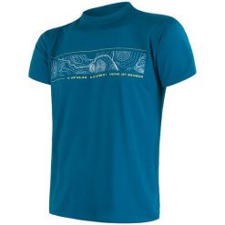 Sensor Koszulka Coolmax Fresh Pt Gps Blue M. Koszulki sportowe męskie marki Sensor. W wyprzedaży za 89.00 zł.