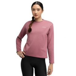 Damska rowerowa bawełniana bluza gravel z długim rękawem Kolarstwo Siroko Rut. Brązowe koszulki sportowe damskie SIROKO, bez wzorów, z bawełny, bez kołnierzyka, bez ramiączek, rowerowe. Za 168.00 zł.