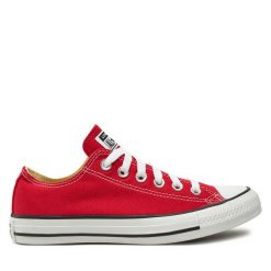 Trampki Converse. Czerwone trampki i tenisówki damskie Converse, bez wzorów, retro, bez zapięcia. Za 299.99 zł.