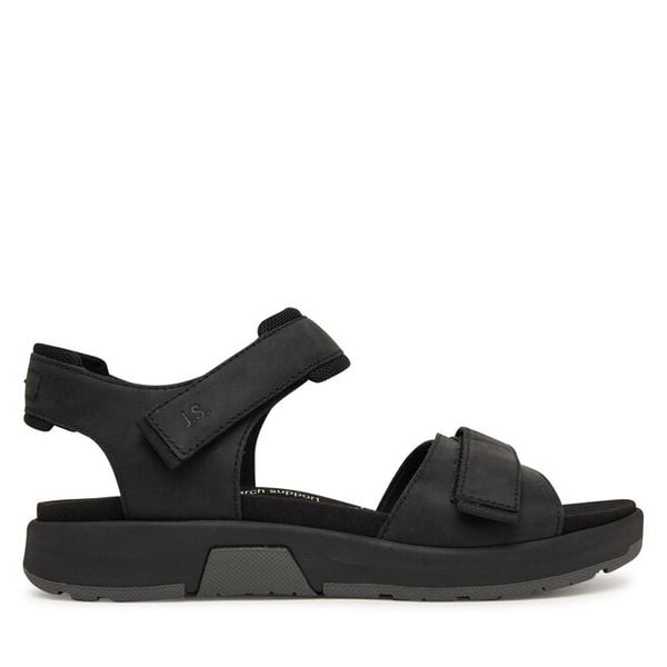 Sandały Josef Seibel. Czarne sandały męskie Josef Seibel, bez zapięcia. Za 307.99 zł.