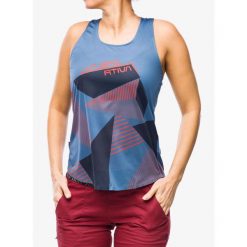 Top wspinaczkowy damski La Sportiva Comp Tank. Niebieskie koszulki sportowe damskie La Sportiva, bez wzorów, bez kołnierzyka, bez ramiączek. Za 172.99 zł.