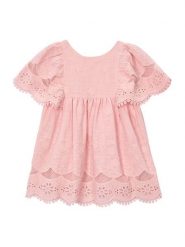 Mayoral Sukienka elegancka 3923 Różowy Regular Fit. Czerwone sukienki dla dziewczynek Mayoral, bez wzorów, z bawełny, eleganckie, bez ramiączek. Za 232.99 zł.