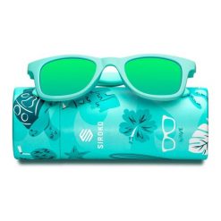 Ęce okulary przeciwsłoneczne Lifestyle Siroko Wave. Niebieskie okulary przeciwsłoneczne dla dzieci SIROKO. Za 33.60 zł.